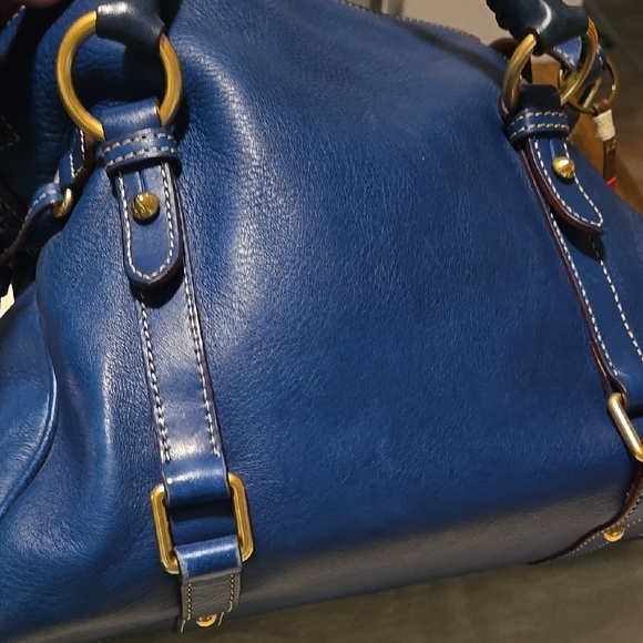 Dooney & Bourke Florentine Leather Satchel - Picture 7 of 16